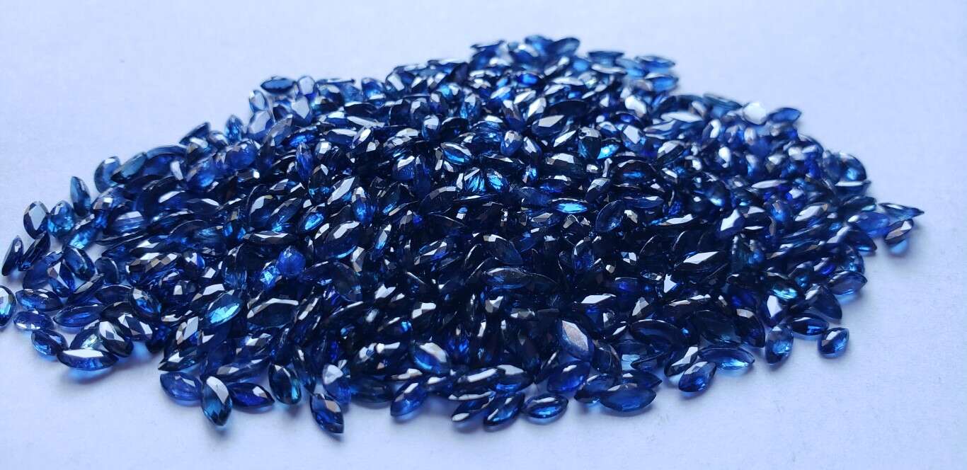 Blue Sapphire Marquise: 5mm x 2.5mm