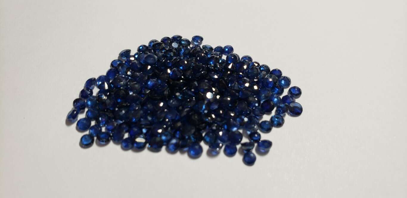 Blue Sapphire Round: 3mm - 3.5mm