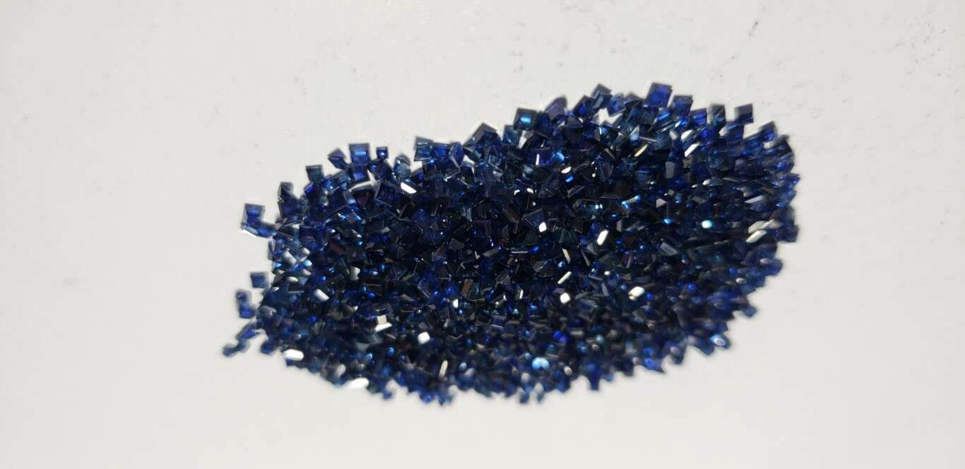 Blue Sapphire Square: 1mm - 2mm