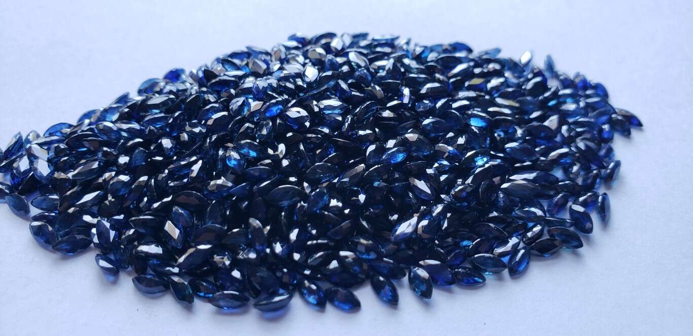 Blue Sapphire Marquise: 5mm x 2.5mm