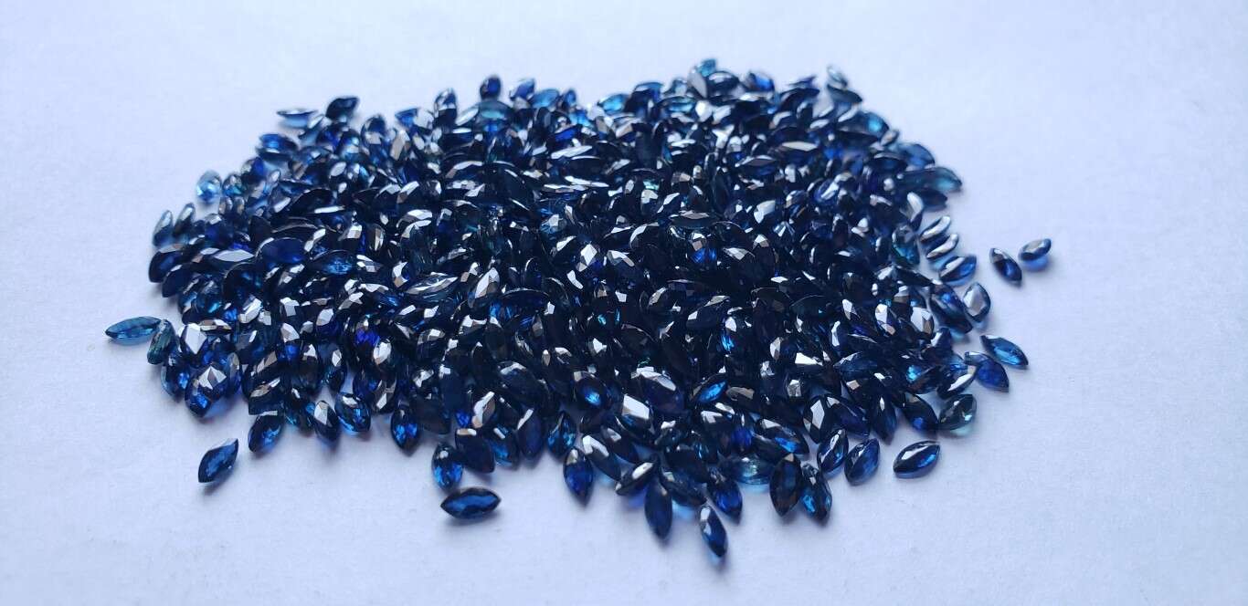 Blue Sapphire Marquise: 5mm x 2.5mm