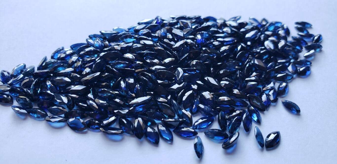 Blue Sapphire Marquise: 7mm x 3.5mm