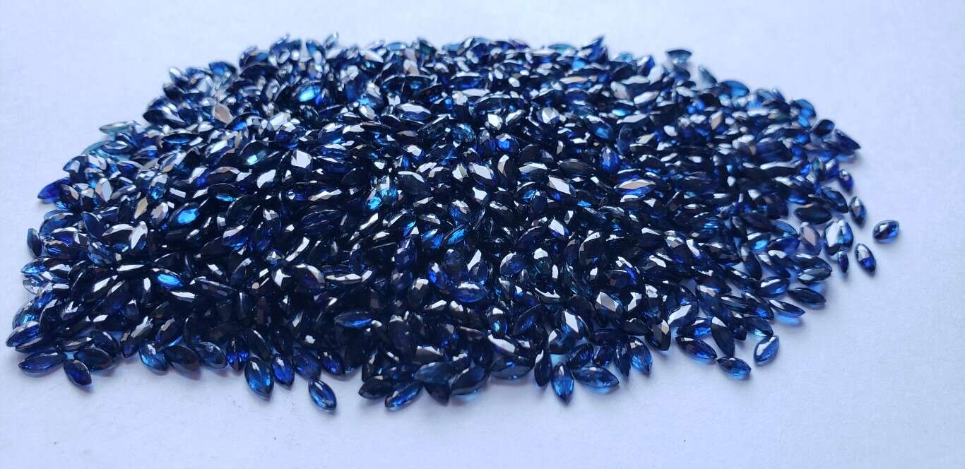 Blue Sapphire Marquise: 5mm x 2.5mm