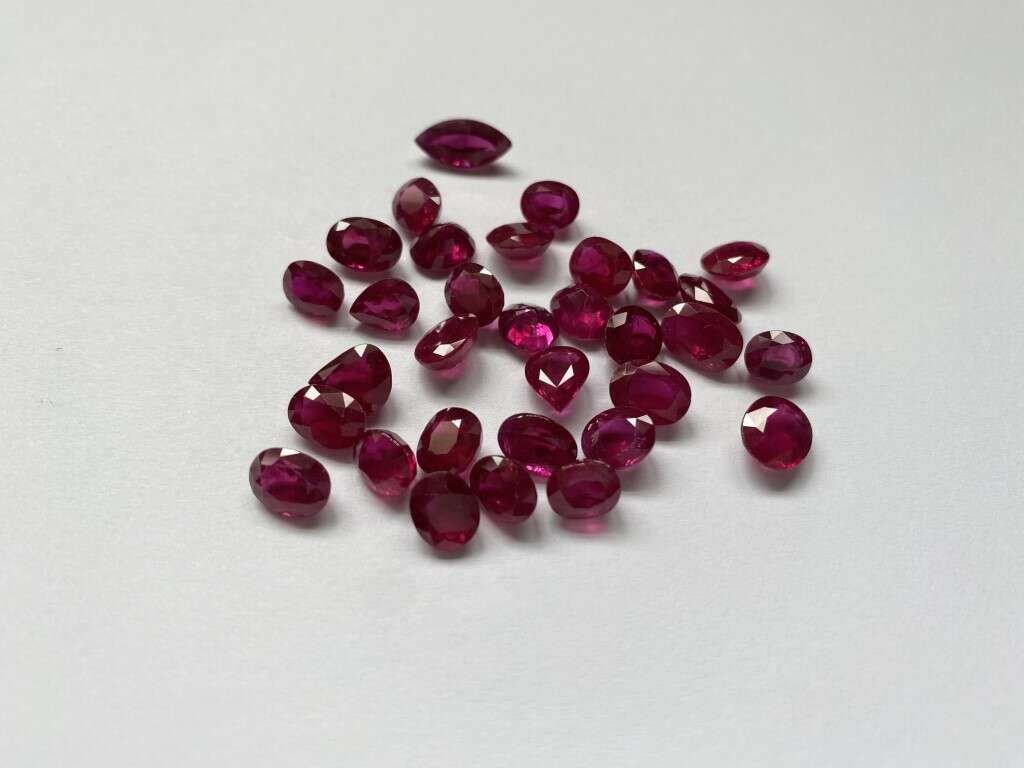Burma Ruby Mix 1.5ct Size