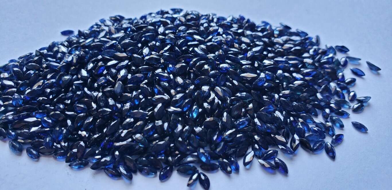 Blue Sapphire Marquise: 5mm x 2.5mm