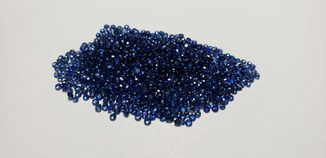 Blue Sapphire Round: 1mm - 2mm