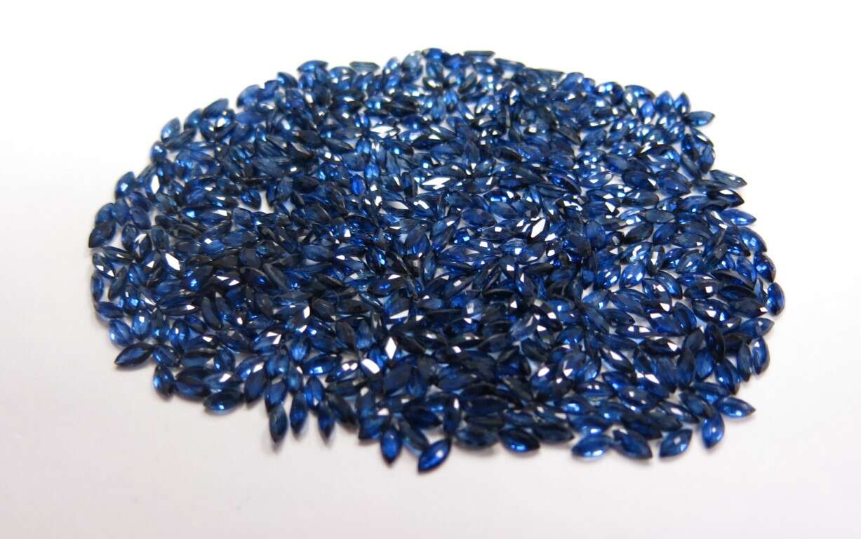 Blue Sapphire Marquise: 5mm x 2.5mm