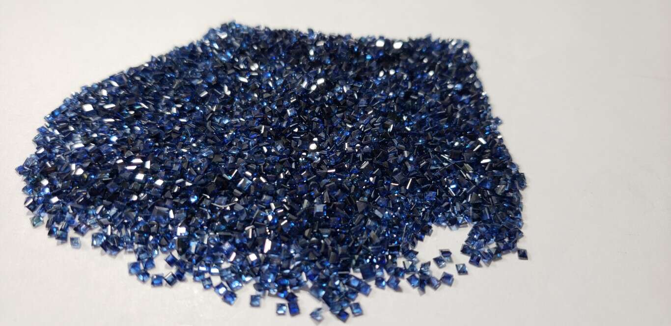 Blue Sapphire Square Cut: 2mm - 2.5mm