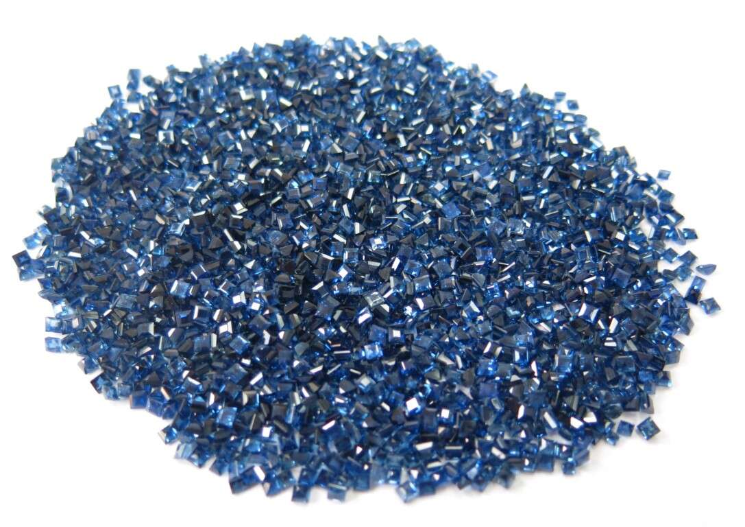 Blue Sapphire Square Cut: 2mm - 2.5mm