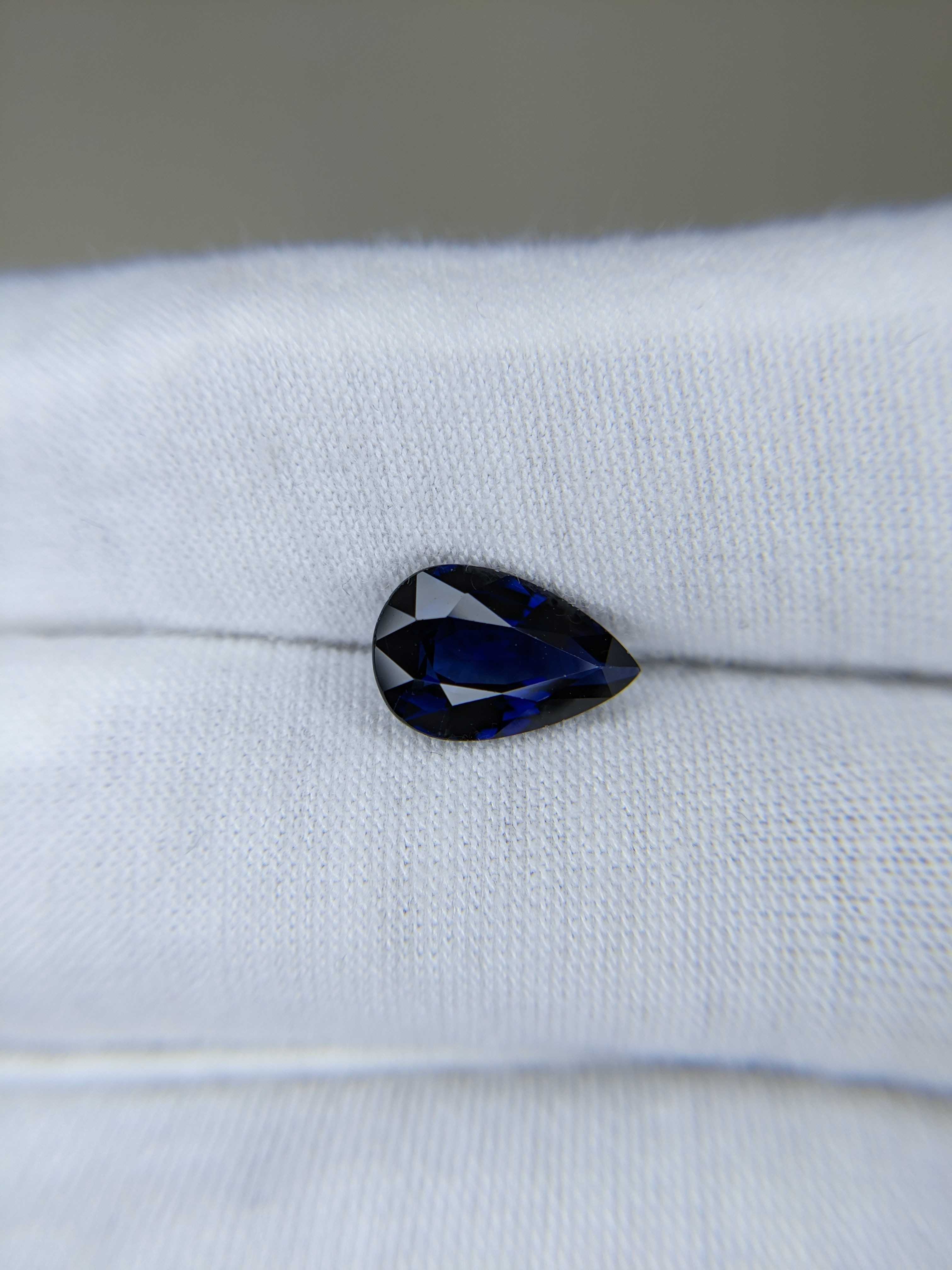Blue Sapphire Pear: 3.06ct