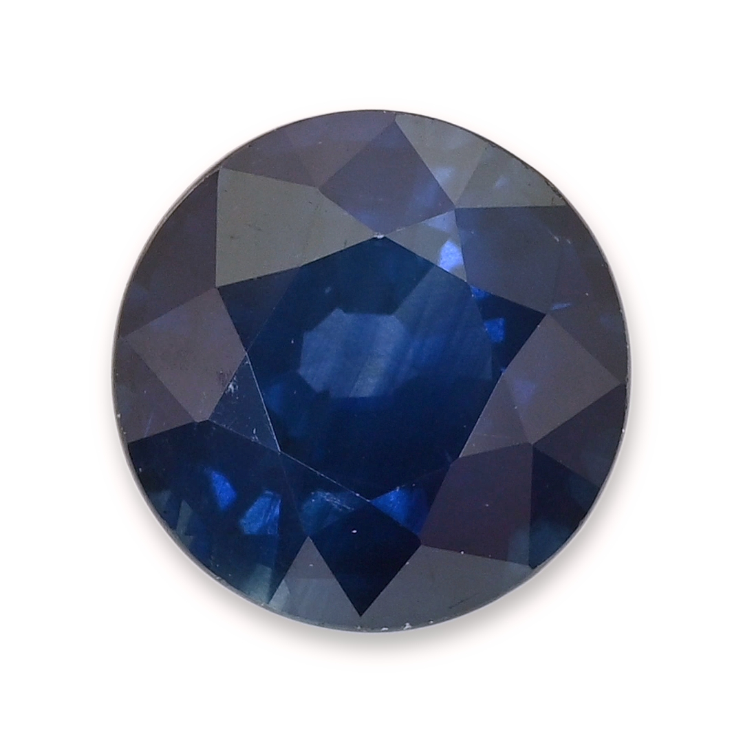 Blue Sapphire Round: 7.5mm - 8mm