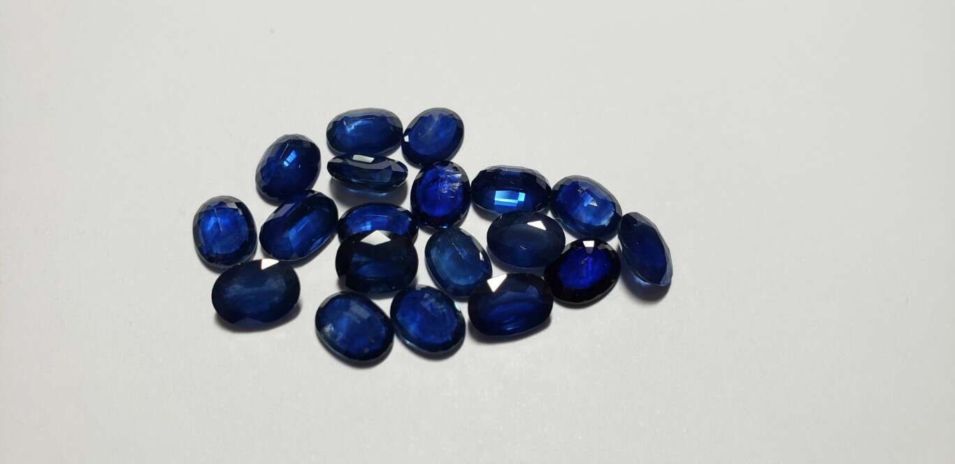 Blue Sapphire Oval: 8mm x 6mm