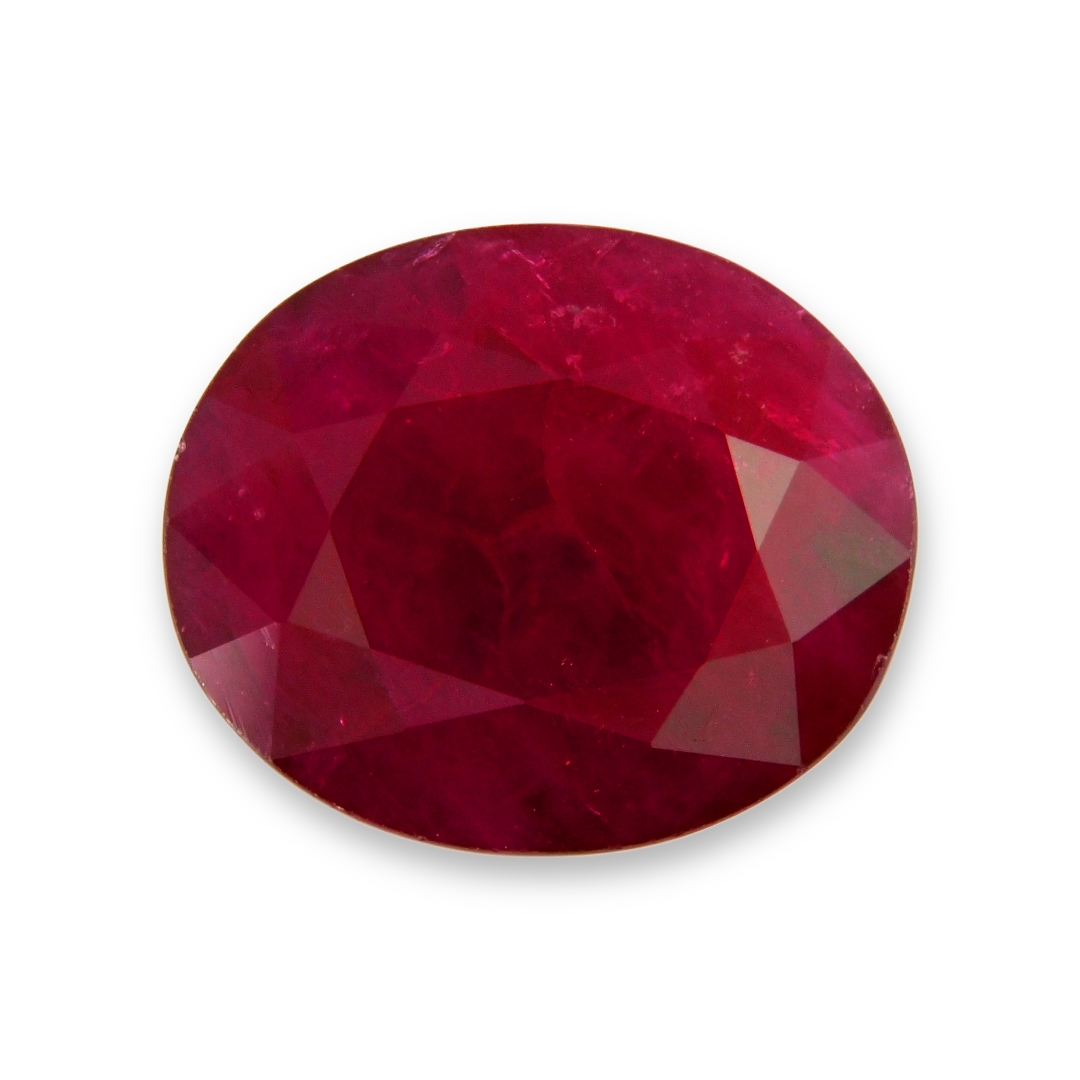 RUBY Oval: 4.87ct