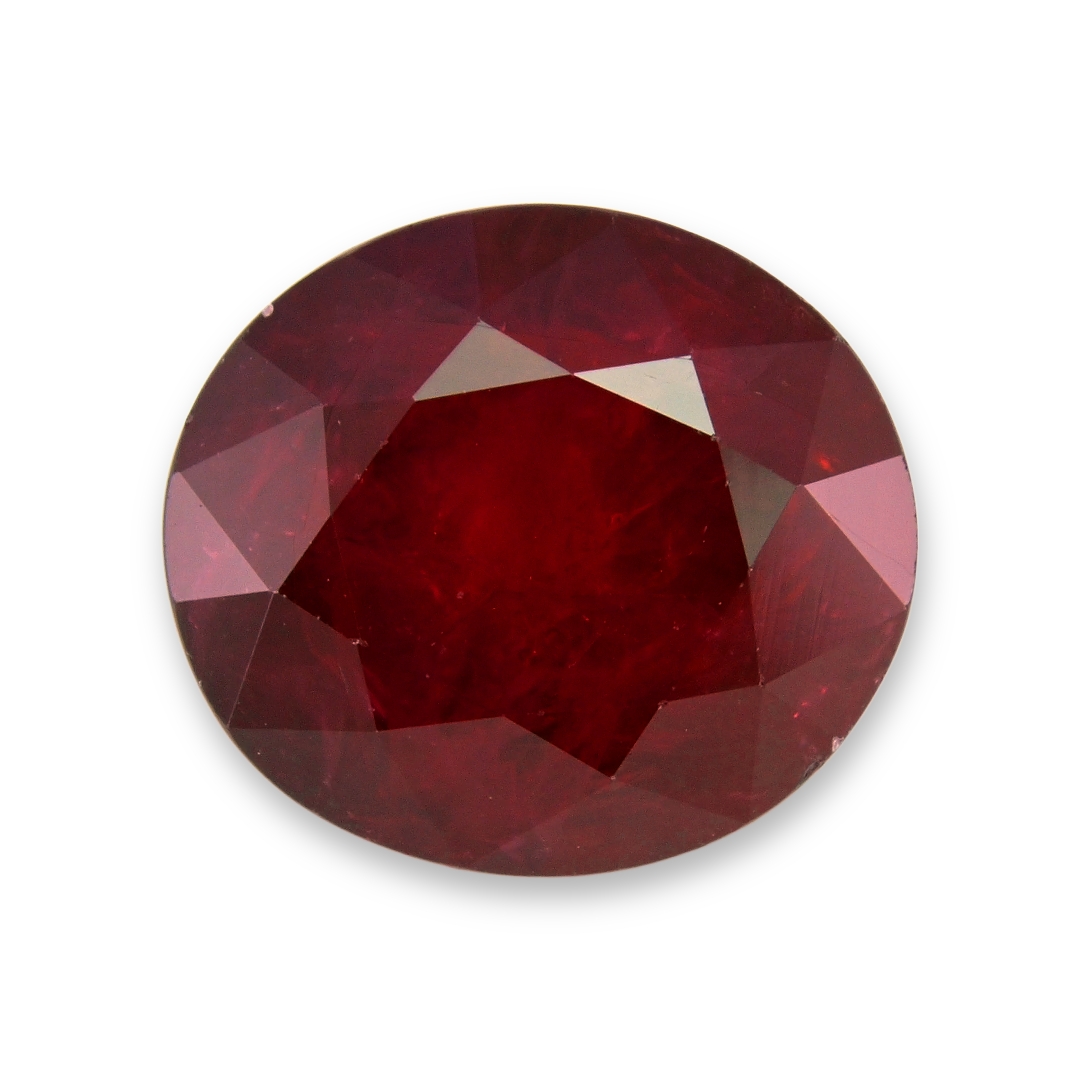 RUBY Oval: 6.04ct