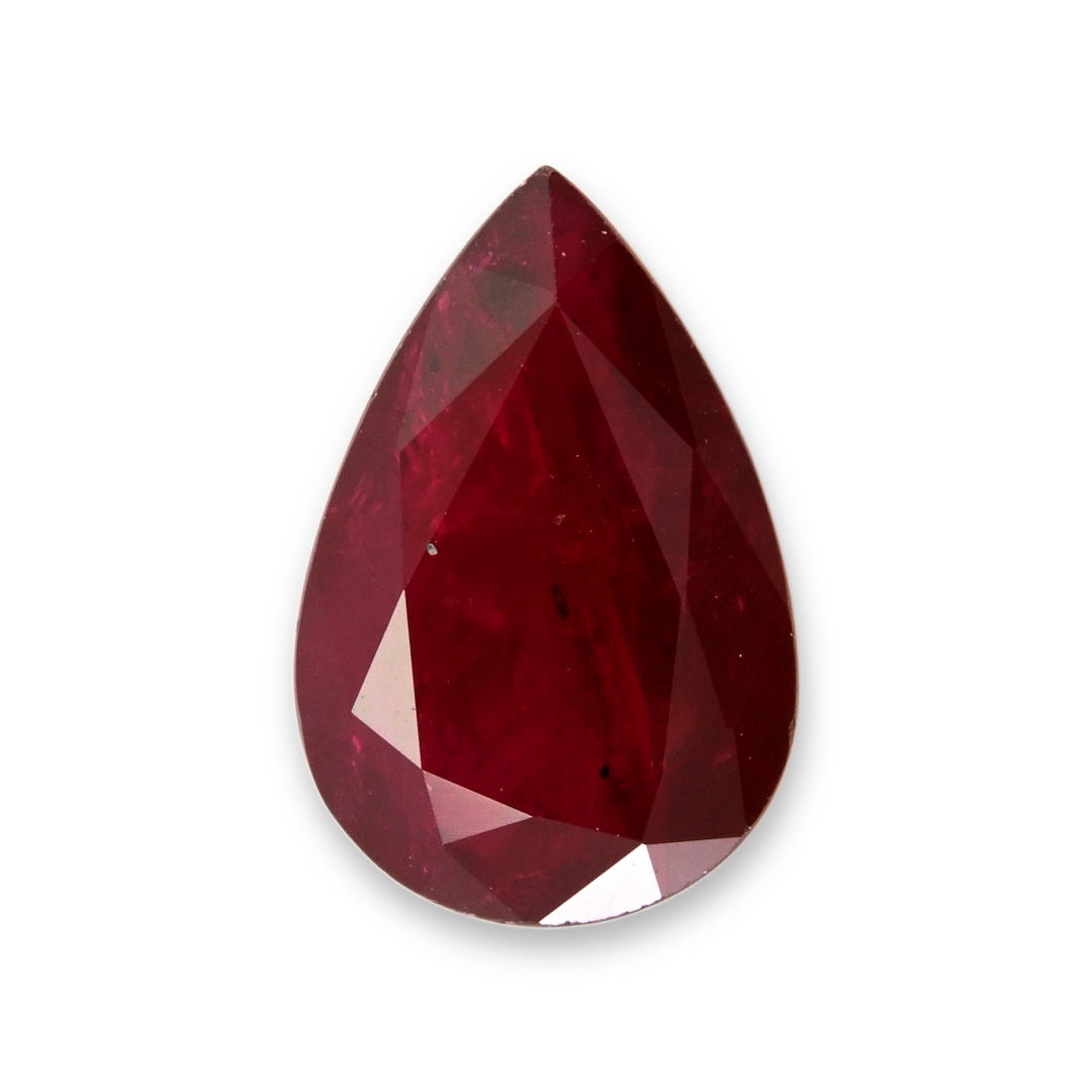 RUBY Pear: 2.21ct