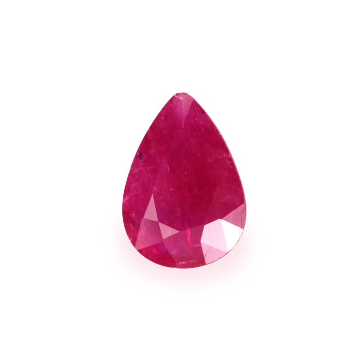 RUBY Pear: 2.38ct