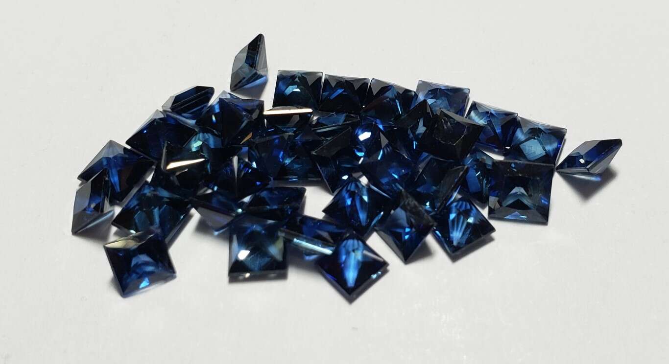 Blue Sapphire Princess: 4mm - 5mm