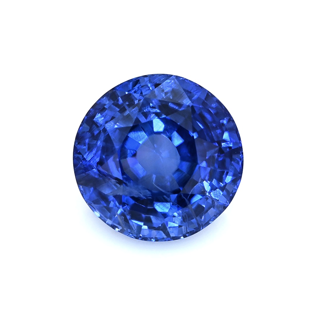 Blue Sapphire Round: 6.5ct