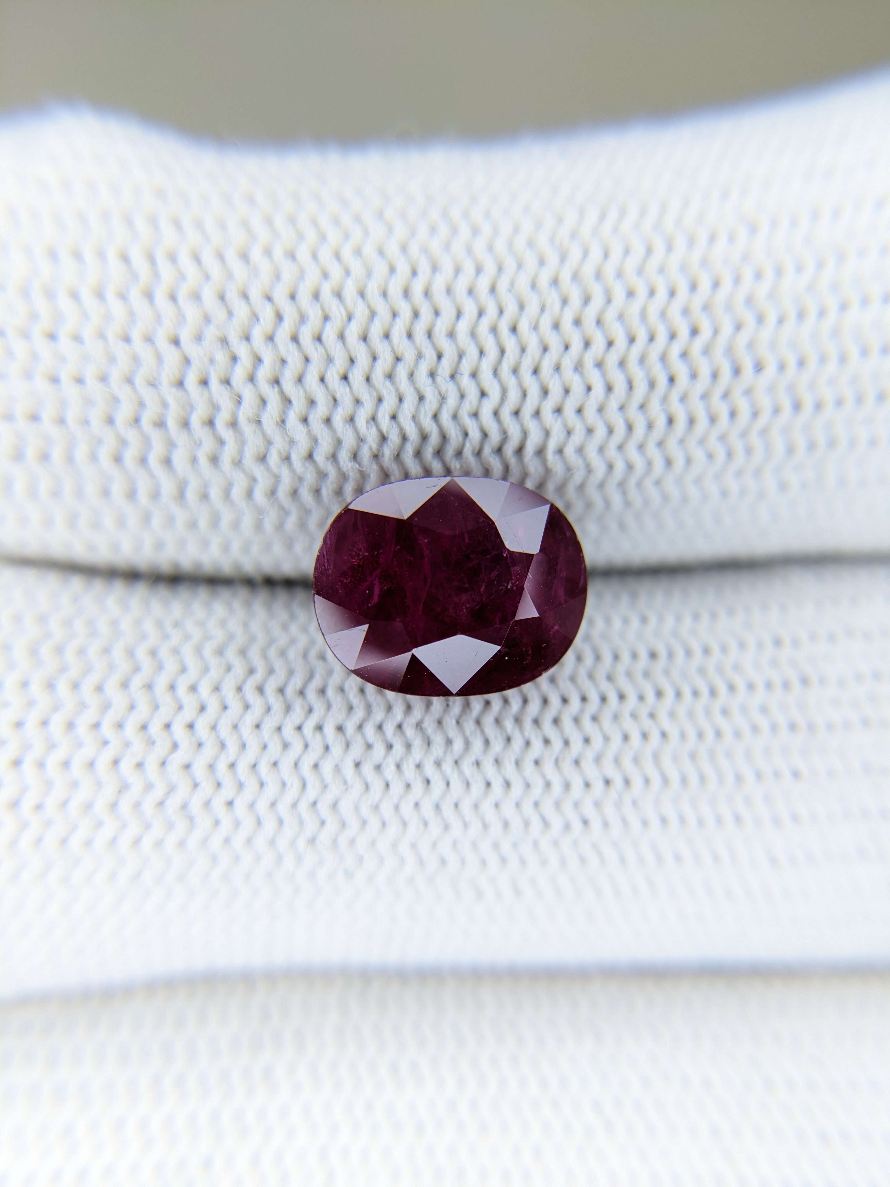 Ruby Cushion: 4.18ct