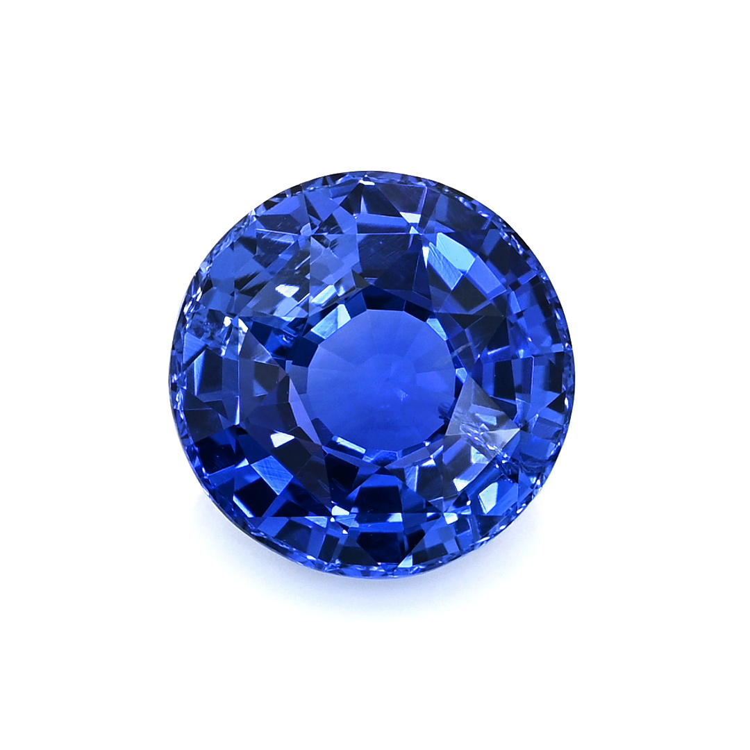 Blue Sapphire Round: 7.58ct