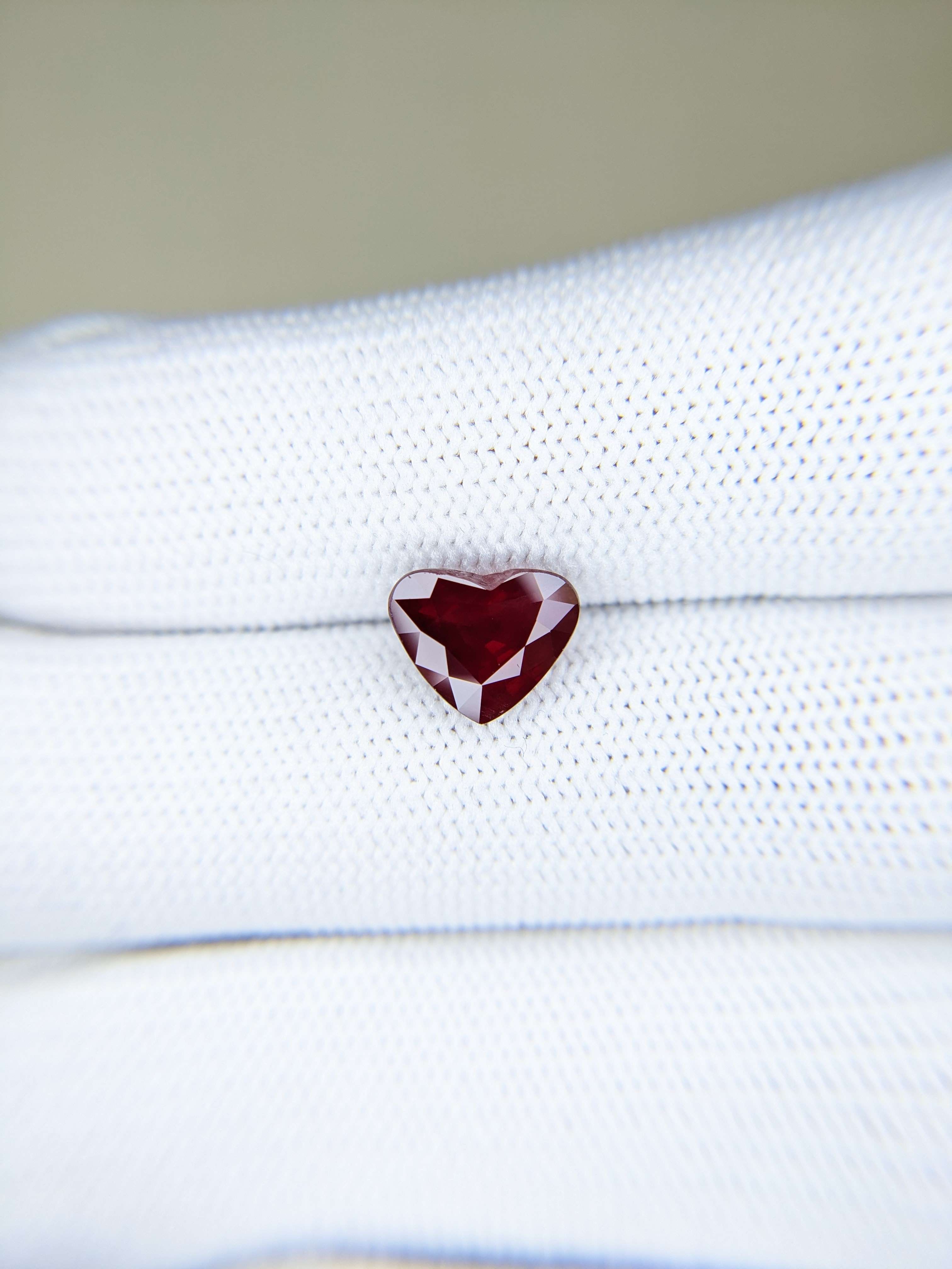 Ruby Heart Shape: 3.02ct
