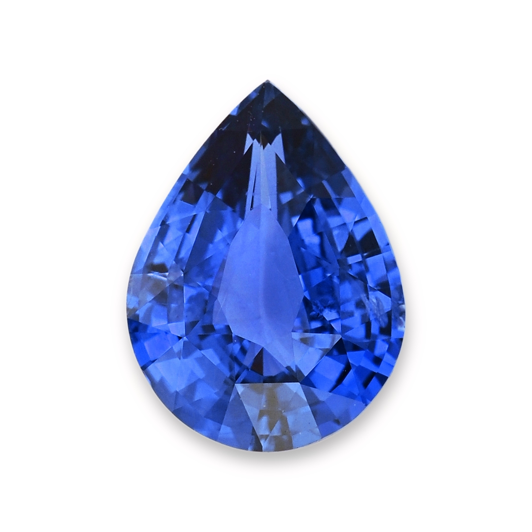 Sapphire Pear: 3.38ct